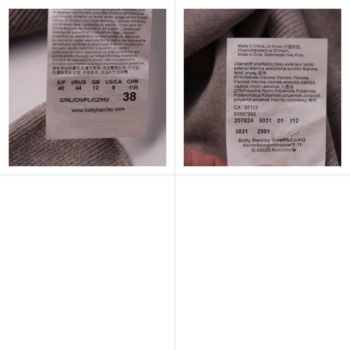 водолазка Betty Barclay